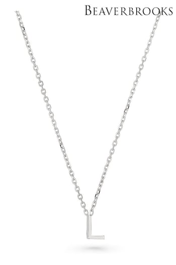 Beaverbrooks Sterling Initial Necklace (Q97720) | £30