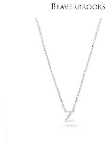 Beaverbrooks Sterling Silver Initial Necklace (Q97724) | £30