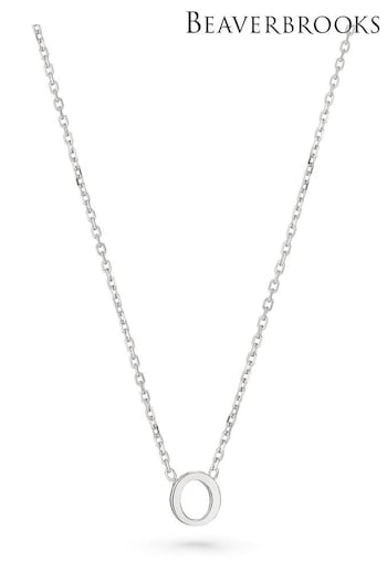 Beaverbrooks Sterling Silver Initial Necklace (Q97728) | £30