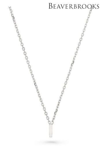 Beaverbrooks Sterling Silver Initial Necklace (Q97734) | £30