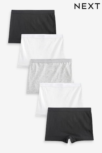 Black & White Shorts 5 Pack (2-16yrs) (Q97778) | £12 - £18
