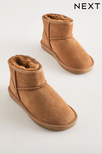 Tan Brown Suede Pull On Boots (Q97835) | £26 - £33