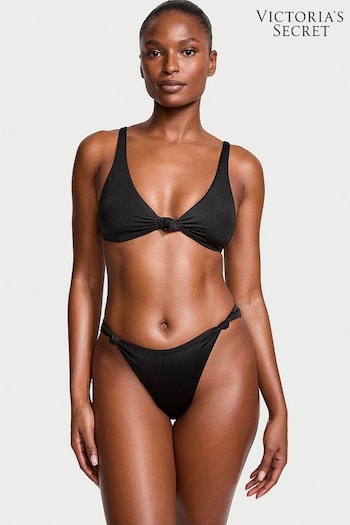 Victoria's Secret Nero Black High Leg Swim Bikini Bottom (Q97981) | £25