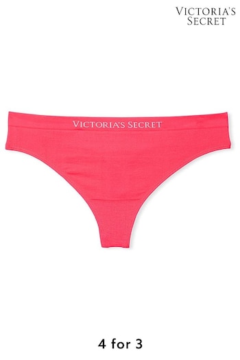 Victoria's Secret Hottie Pink Seamless Thong Knickers (Q97982) | £9