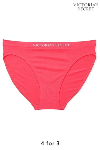 Victoria's Secret Hottie Pink Seamless Bikini Knickers (Q98004) | £9