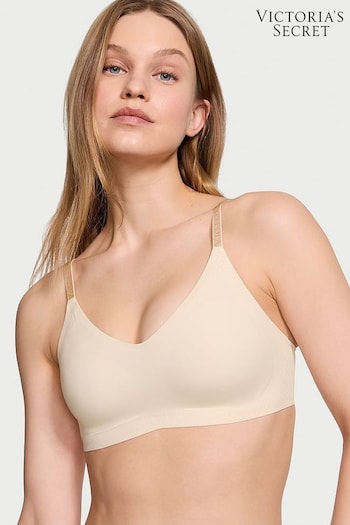 Victoria's Secret Marzipan Nude Silicone Lightly Lined Lounge Bralette (Q98010) | £29