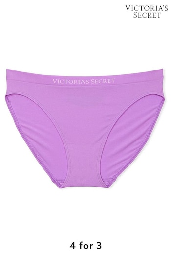Victoria's Secret Purple Paradise Seamless Bikini Knickers (Q98032) | £9