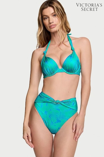 Victoria's Secret Blue Shells High Waisted Swim Bikini Bottom (Q98041) | £25