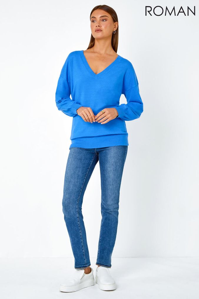 Next v neck jumper womens hotsell