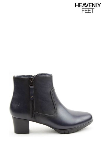 Heavenly Feet Blue Barley Ankle Boots (Q98321) | £50
