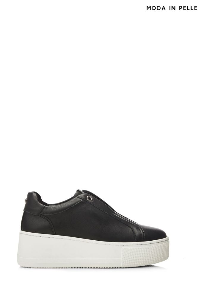 Buy Women s Trainers Black Moda In Pelle Chunky Leather Footwear Online AspennigeriaShops