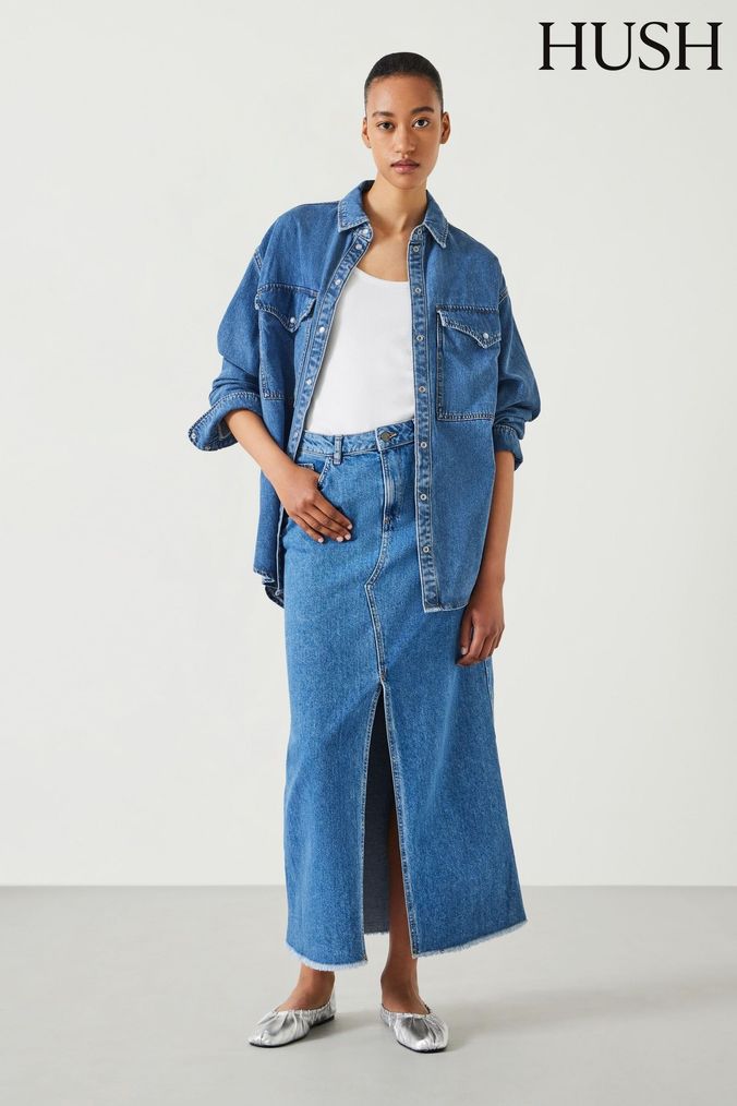 Buy Women s Denim Skirts Online Next UK