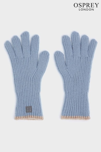 Osprey London Blue The OSP Ribbed Gloves (Q98655) | £29