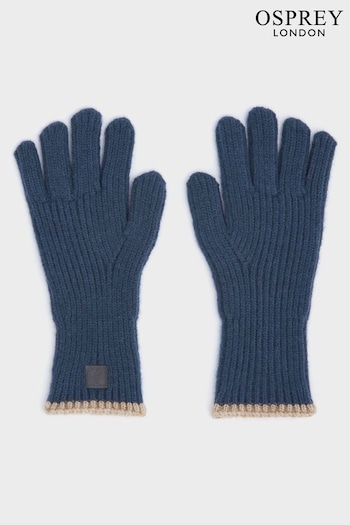 Osprey London Blue The OSP Ribbed Gloves (Q98656) | £29