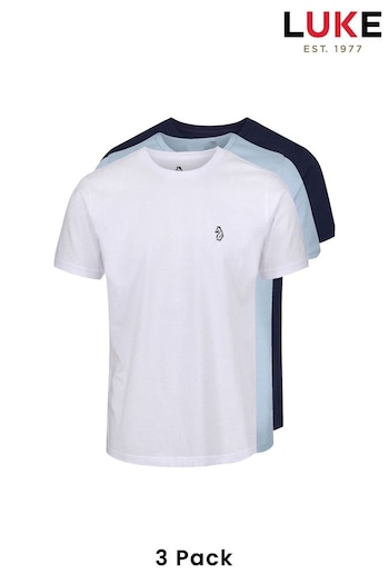Luke 1977 Blue Johnys T-Shirt 3 Pack (Q98842) | £40