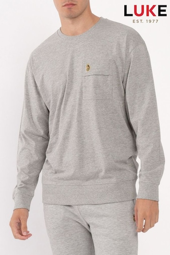 Luke 1977 Grey Knoxville Sweatshirt (Q98864) | £55