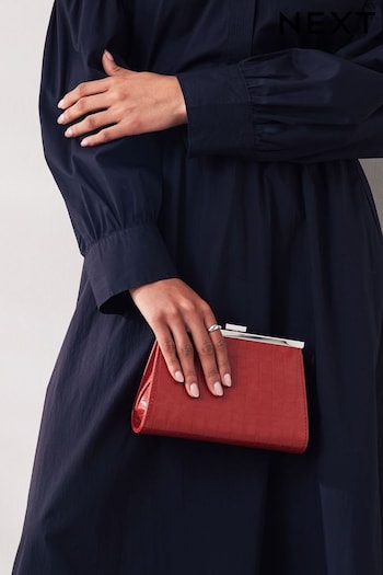 Red Snap Clutch (Q98882) | £26