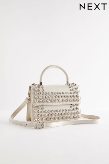 White Gem Top Handle WANG Bag (Q98883) | £35