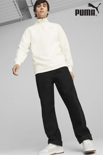 Puma White Classics Men's Quarter-Zip Fleece (Q98955) | £55