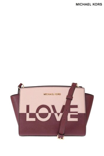 Michael Kors Red Gorgeous Selma Leather Handbag (Q98966) | £357