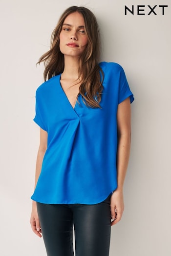 Cobalt Blue Short Sleeve Overhead Top (Q99018) | £20