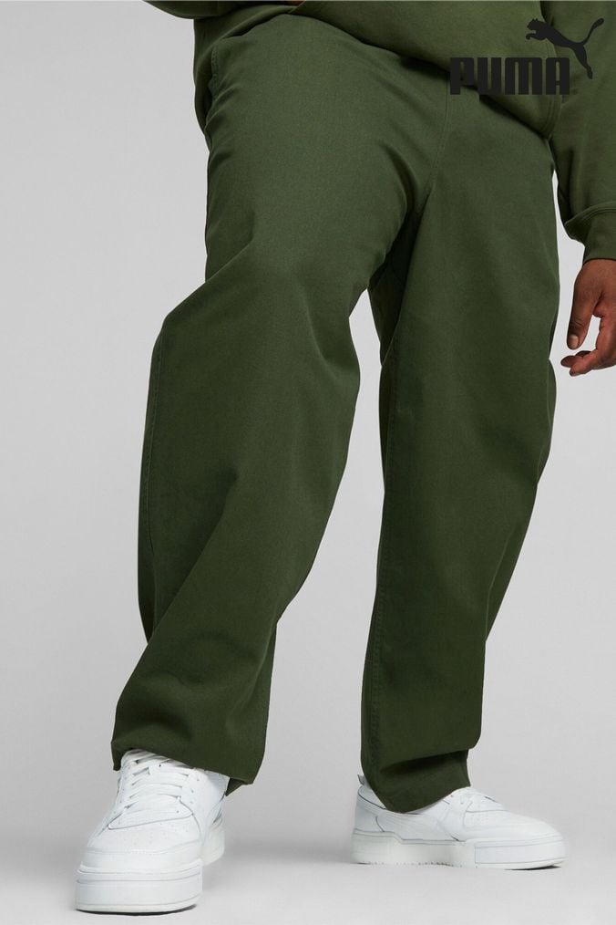 Puma mens straight leg joggers hot sale