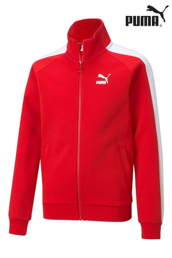 Puma Red Iconic T7 Youth Track Jacket (Q99223) | £44