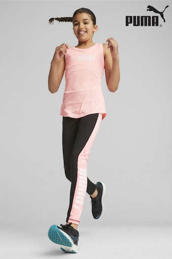 Puma Pink Fit Layered Youth Tank Top (Q99259) | £20