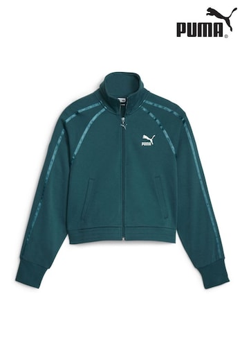 Puma Green T7 Womens Track Jacket (Q99288) | £65