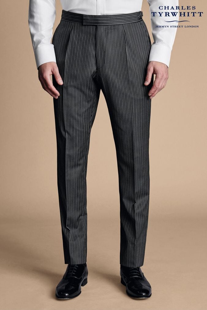 Mens Stripe Trousers Casual Workwear Stripe Trousers Next Official Site