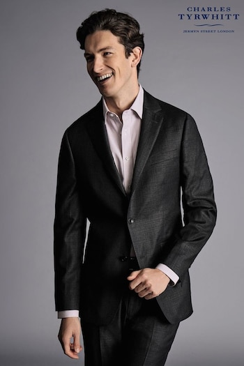 Charles Tyrwhitt Grey Slim Fit Italian Luxury Suit (Q99333) | £330