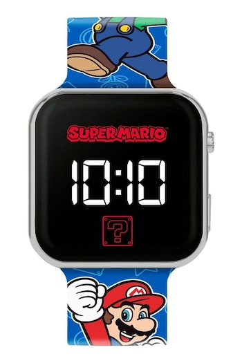Peers Hardy Multi Super Mario Bros. Printed LED Watch (Q99365) | £13