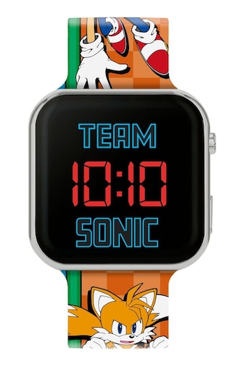 Peers Hardy Multi Disney Sonic The Hedgehog LED Strap Watch (Q99380) | £13