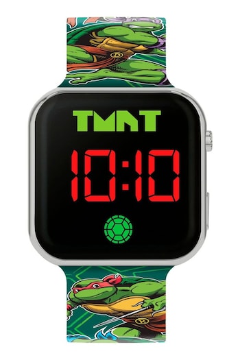 Peers Hardy Green Disney Teenage Mutant Ninja Turtles LED Strap Watch (Q99403) | £13