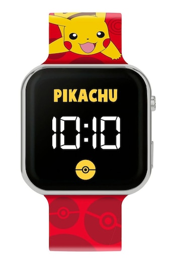 Peers Hardy Red/Yellow/Black Pokémon LED Strap Watch (Q99418) | £13