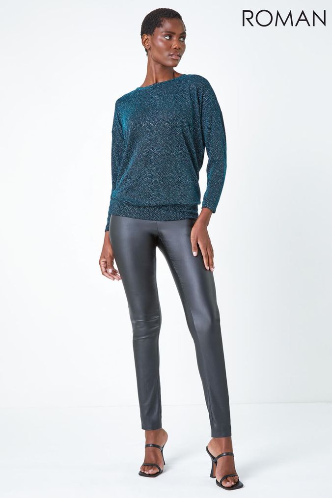 Green glitter deals tops