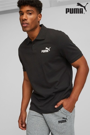 Puma Black Essentials Pique Mens Polo Shirt (Q99519) | £30