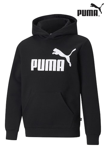 Puma Black Essentials Big Logo Youth Hoodie (Q99521) | £35