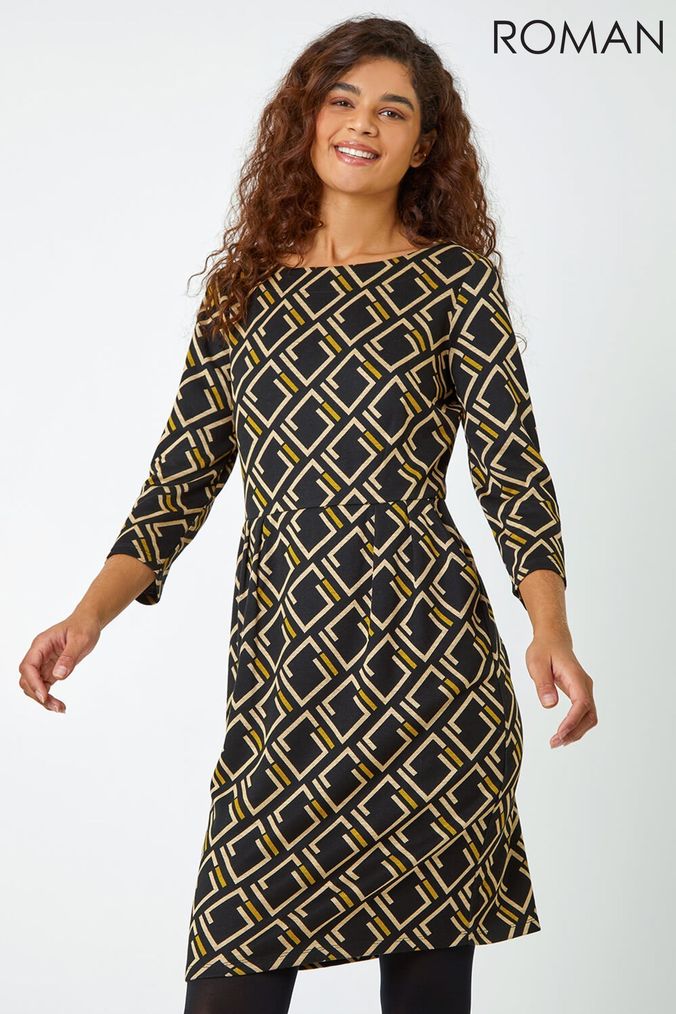 Buy Women s Yellow Roman Casual Dresses Online Next UK