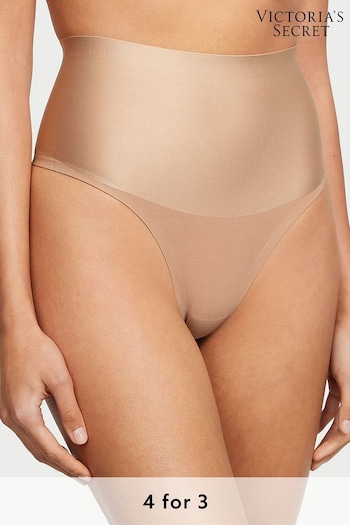 Victoria's Secret Praline Nude Smooth Thong Shaping Knickers (Q99649) | £20