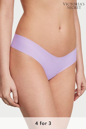 Victoria's Secret Unicorn Purple Thong Ribbed Knickers (Q99669) | £9