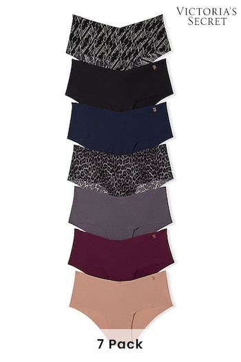 Victoria's Secret Black/Blue/Grey/Red/Nude Cheeky No Show Knickers Multipack (Q99670) | £35