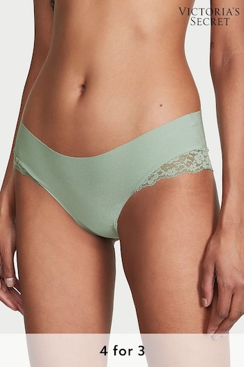 Victoria's Secret Seasalt Green Posey Lace Cheeky Knickers (Q99719) | £9