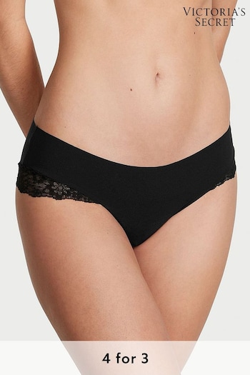 Victoria's Secret Black Posey Lace Cheeky Knickers (Q99733) | £9