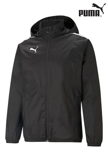 Puma Black teamLIGA All-Weather Mens Football Jacket (Q99743) | £48