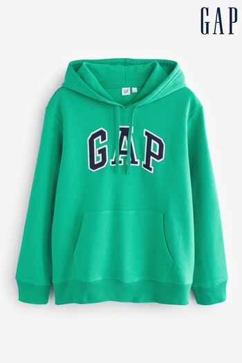Gap Green/Navy Logo Hoodie (Q99745) | £30