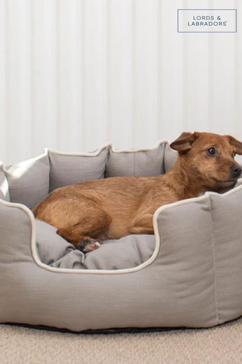 Lords and Labradors Grey High Sided Savanna Dog Bed (Q99870) | £115 - £175
