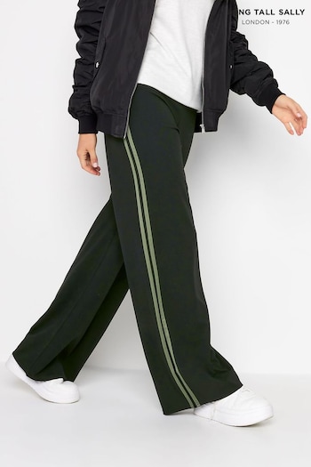 Long Tall Sally Black Side Stripe Trousers (Q99923) | £39