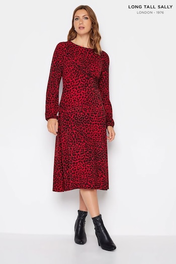 Long Tall Sally Red Long Sleeve Tea Dress (Q99941) | £31