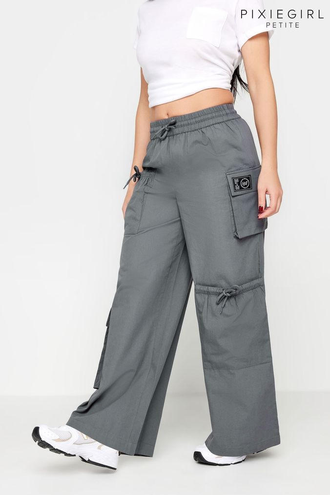 Womens Petite Cargo Trousers Next UK